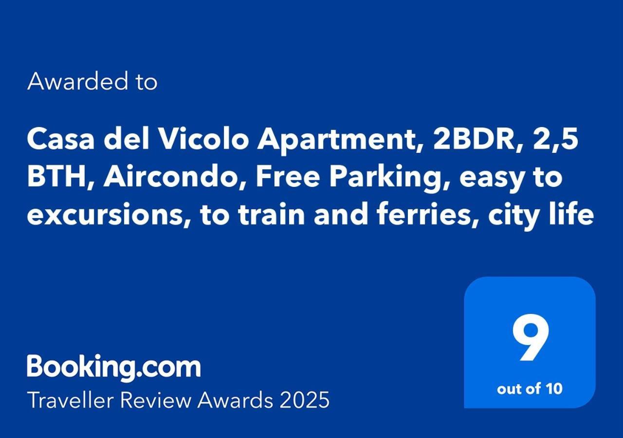 Vicolo Apartment, Pedestrian Centre, 2Bdr, 2,5 Bth, Aircondo, Private Parking, Easy To Train And Ferries, City Life La Spezia Exteriér fotografie
